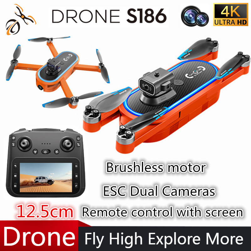 2025 S186 드론 전문가용 4K HD 듀얼 카메라 - Drone Gimbal 리뷰 및 가격
