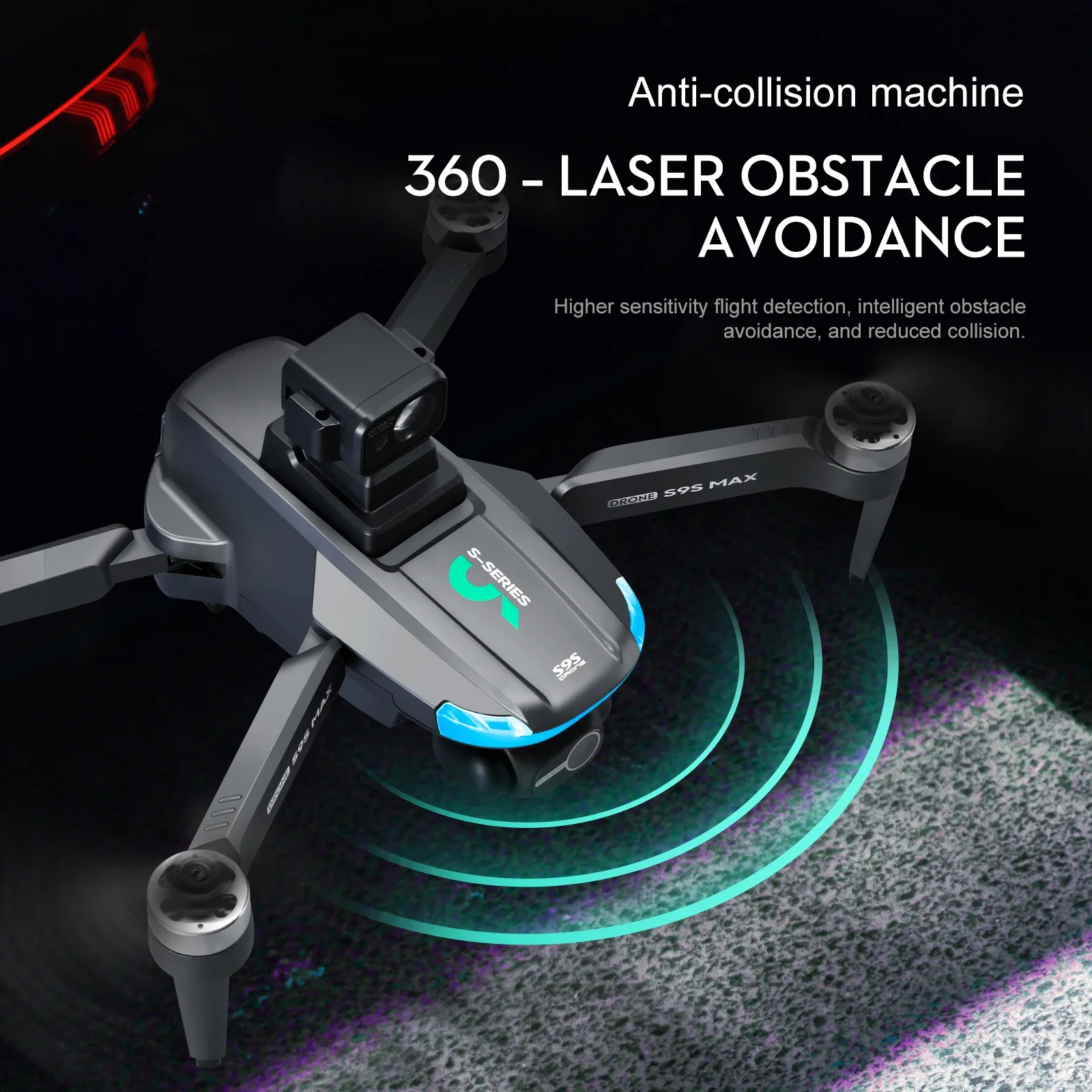 새로운 S9S MAX 미니 드론 4K 2축 PTZ HD - Drone Gimbal 리뷰 및 가격