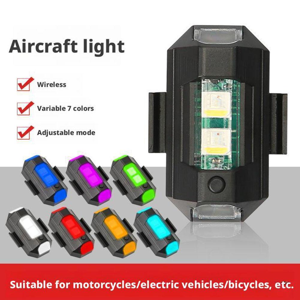 2PCS 미니 LED 스트로브 조명 장식, 7 색 LE - Drone Led Light 리뷰 및 가격