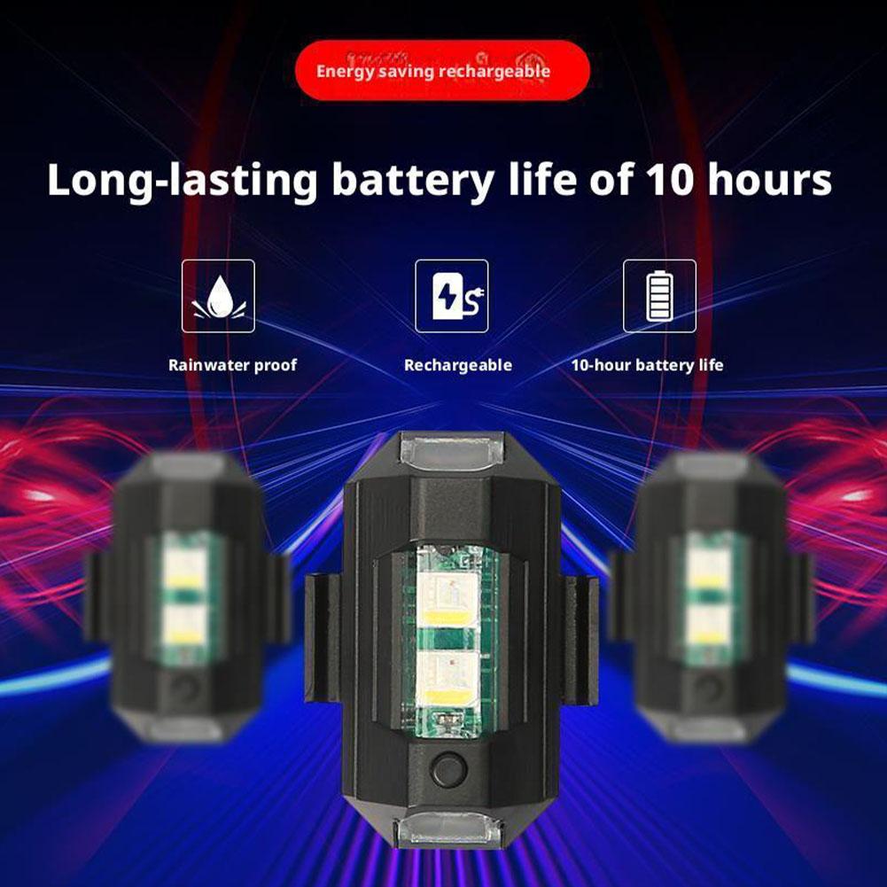 2PCS 미니 LED 스트로브 조명 장식, 7 색 LE - Drone Led Light 리뷰 및 가격